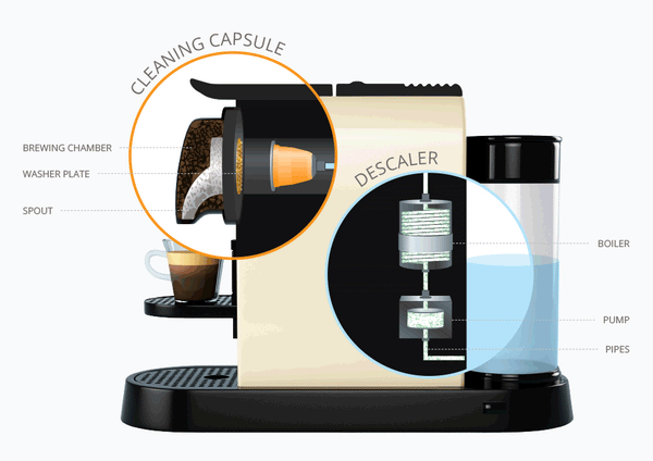 Cleaning capsules for Lavazza A Modo Mio / Blue