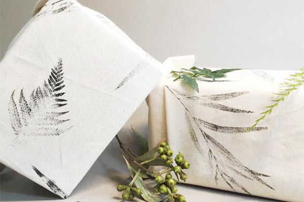 Hand-printed fabric: Birthday/Xmas sustainable gift ideas