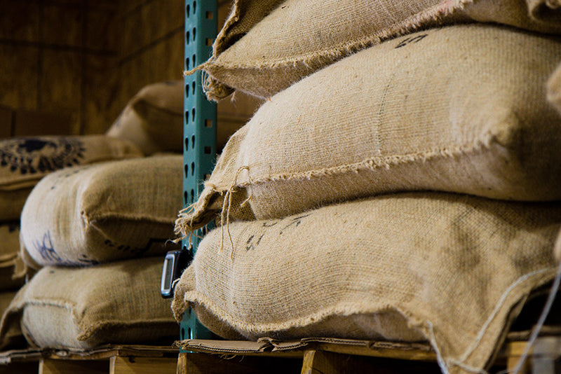 Crema Joe sustainability program | Hessian upcycled to weed matting at local farm