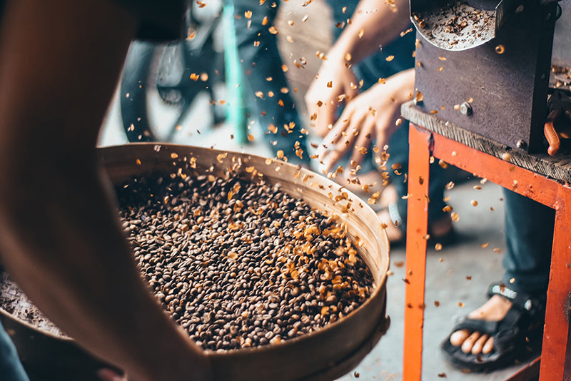 Crema Joe Australia | Coffee chaff donated to Melbourne orchard for organic matter & compost