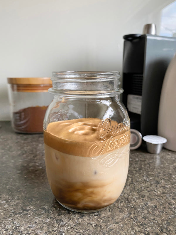 Nespresso pod/capsule machine Dalgona whipped coffee | TikTok
