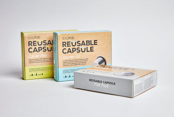 SealPod reusable / refillable capsules for Citiz Milk