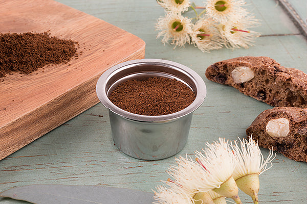 What size should ground coffee to refill / reuse my coffee pod or capsule?