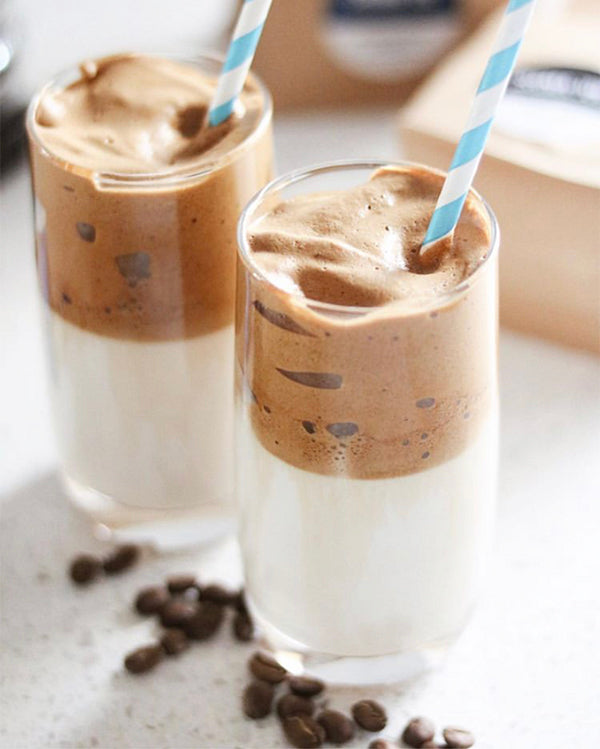 Make Dalgona coffee with your pod/capsule machine or espresso. Whipped, creamy liquid coffee - yum!