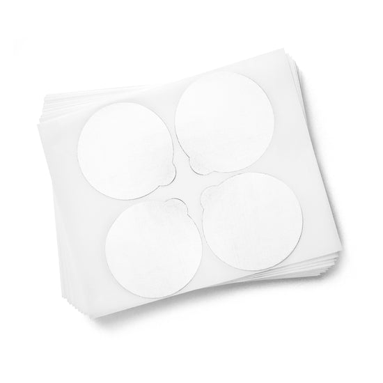 Foil sticker lids to go with Sealpod refillable coffee pods for Nespresso® machines